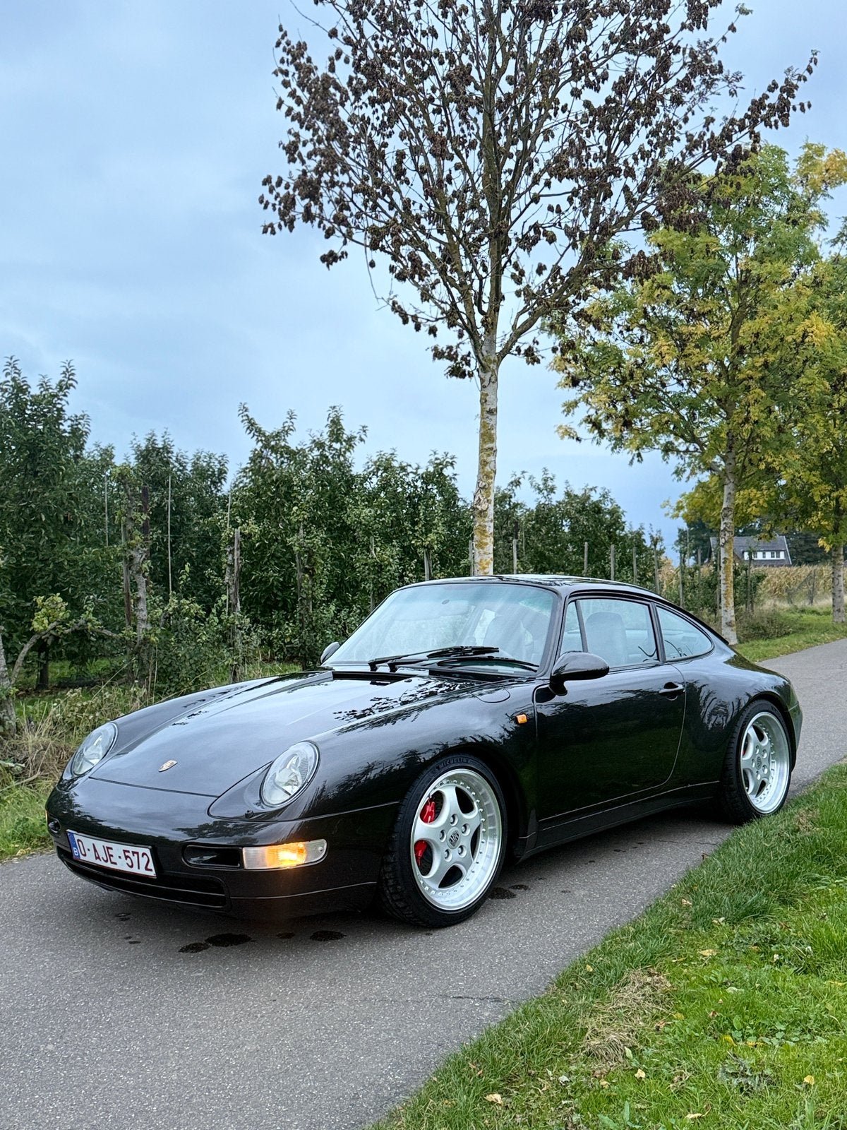 Porsche 993 carrera 2 manueel, Auto's, Zwart, Particulier, Te koop