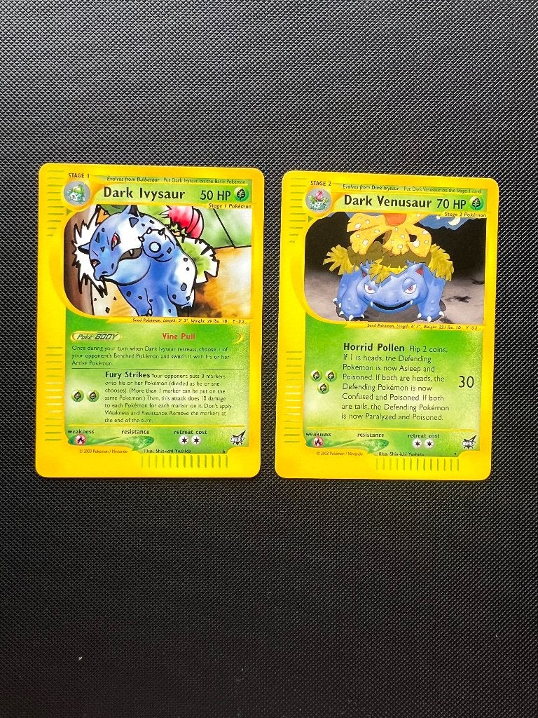 Dark Ivysaur & Venusaur Pokemon Best of Game, Enlèvement, Comme neuf, Cartes en vrac