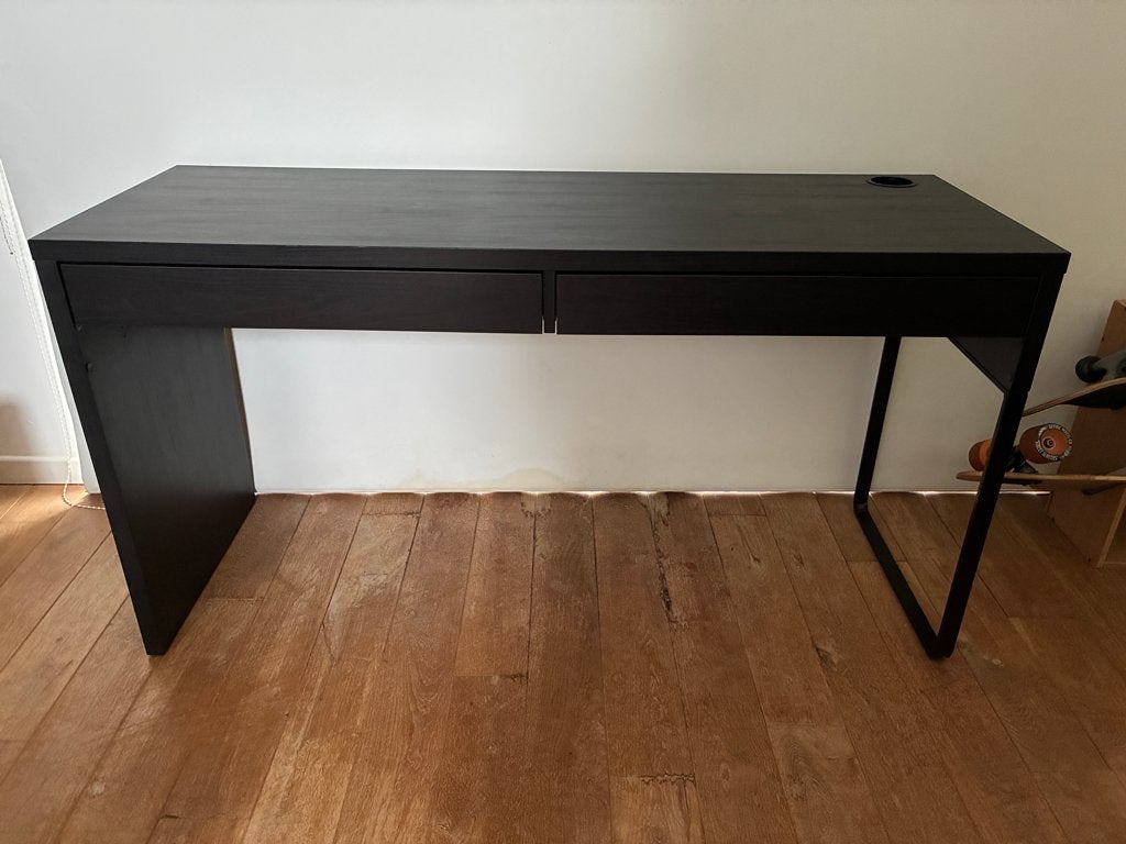 Ikea bureau Micke - als nieuw!, Bureau d'ordinateur, Démontable, 50 cm, Autres matériaux