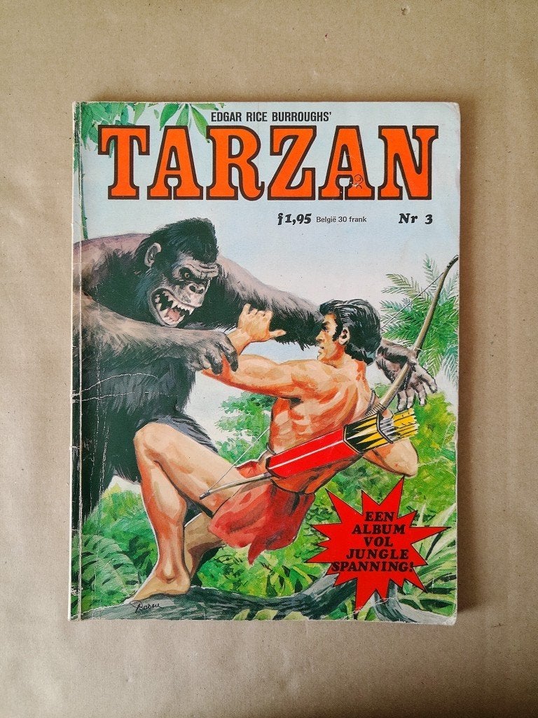 Edgar Rice Burroughs’ Tarzan No 3 Tarzan strip stripboek, Boeken, Gelezen, Eén stripboek, Ophalen of Verzenden, Edgar Rice Burroughs