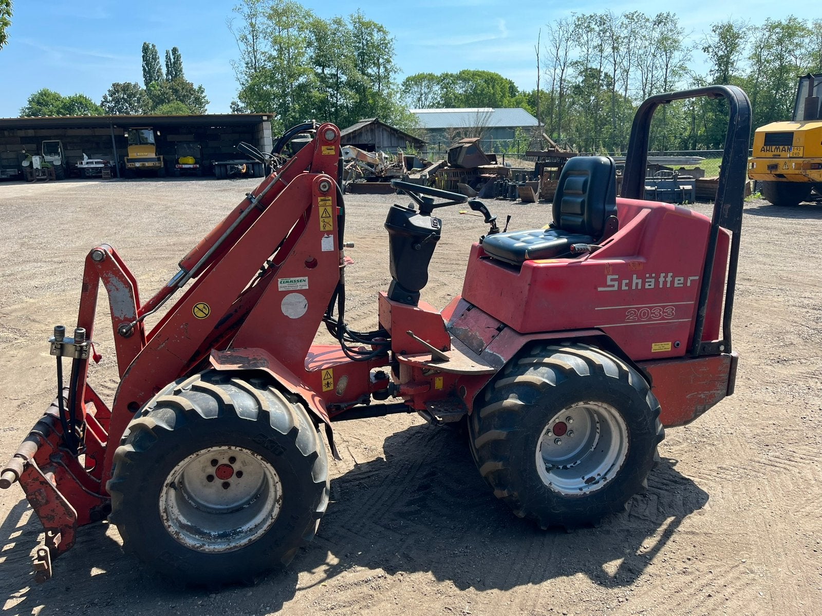 Schaffer 2033 BJ2004 kniklader shovel, Zakelijke goederen, Ophalen