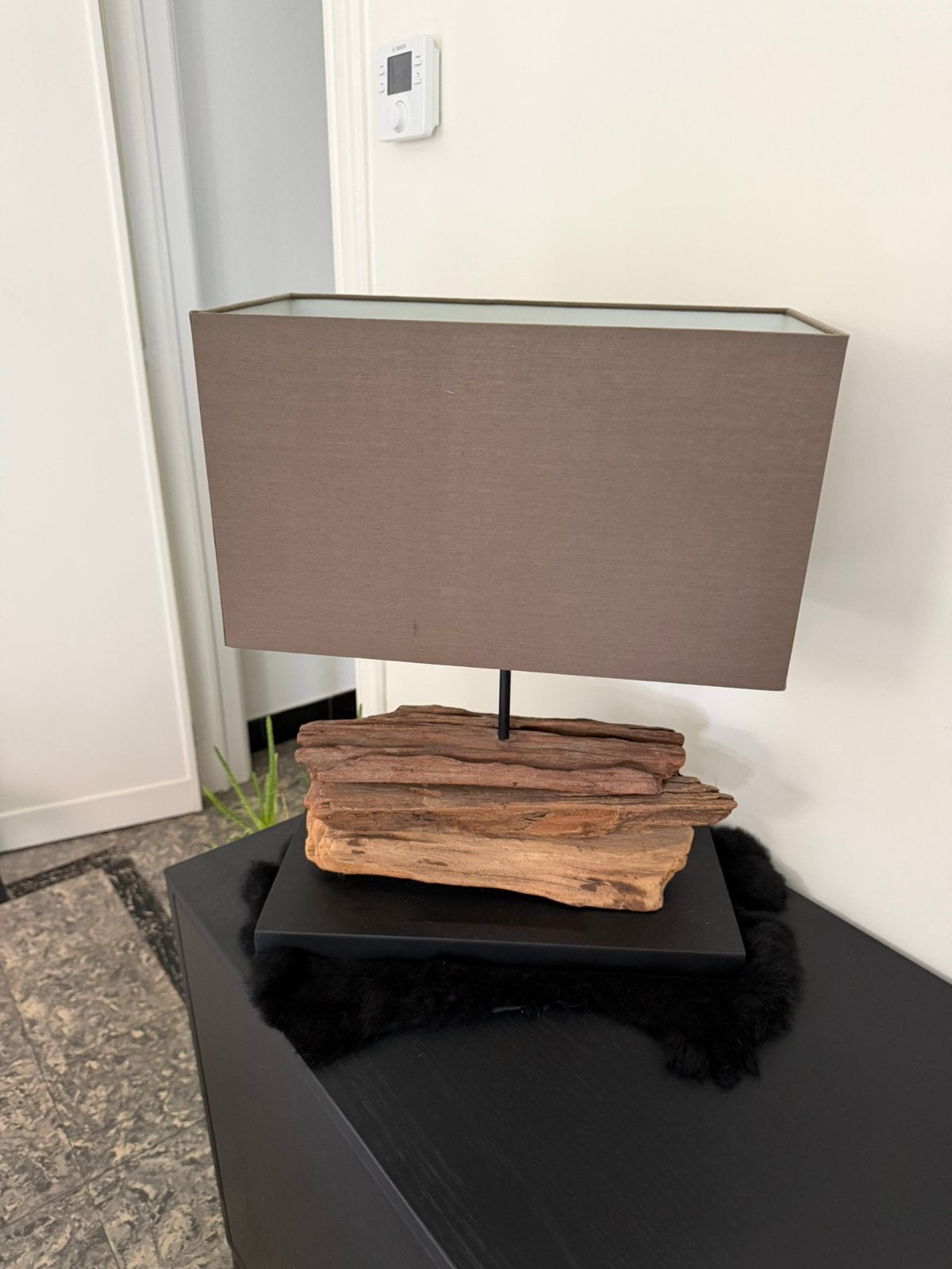Tafellamp hout, Huis en Inrichting, Ophalen, Zo goed als nieuw
