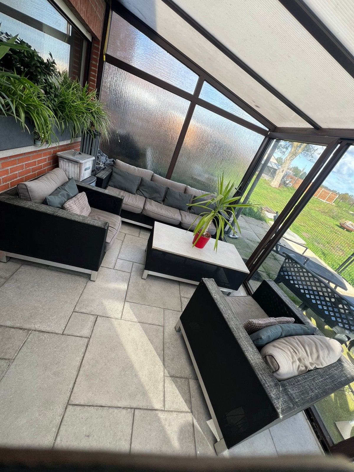 Lounge set, Tuin en Terras, Ophalen, Gebruikt, 5 zitplaatsen
