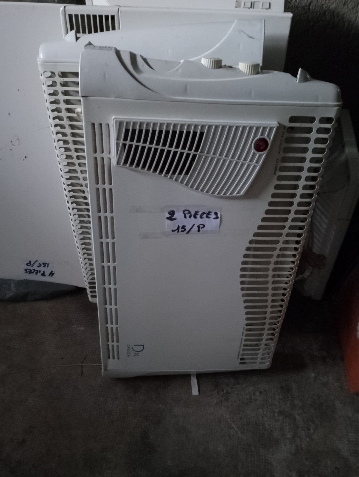 convecteur électrique murale, Enlèvement
