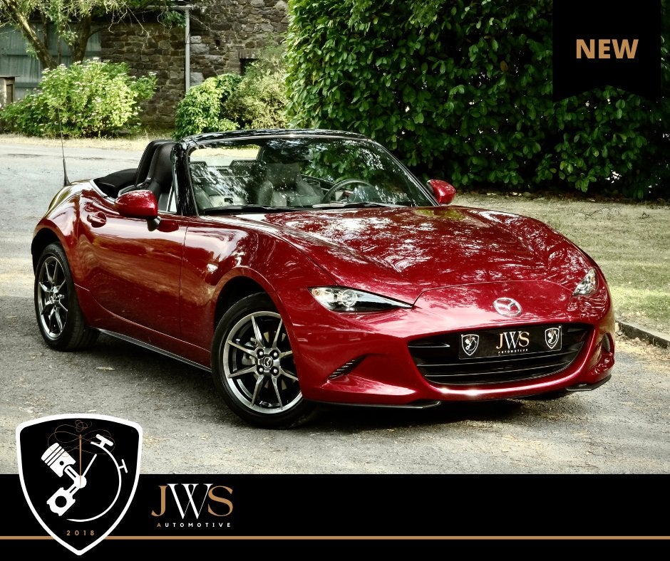 Mazda MX-5 ND2 1.5 ** CAM - FULL MAZDA SERVICE **, Euro 6, Entreprise, Entretenue par le concessionnaire, Noir