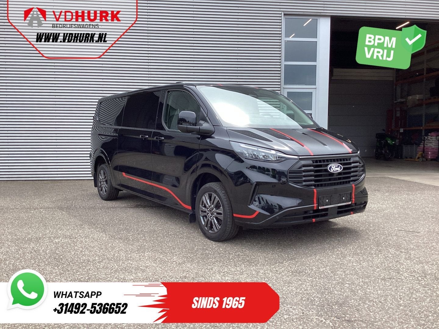 Ford Transit Custom 2.0 TDCI 170 pk Aut. L2 Limited LED/ Ada, Auto's, Bestelwagens en Lichte vracht, Automaat, Zwart, Bedrijf