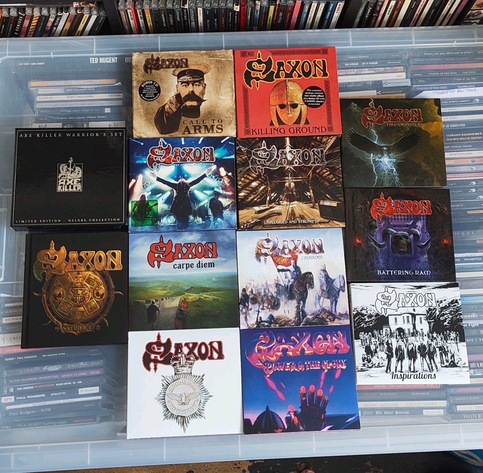 Saxon - 23 cd lot, Ophalen of Verzenden, Rock, Digipak