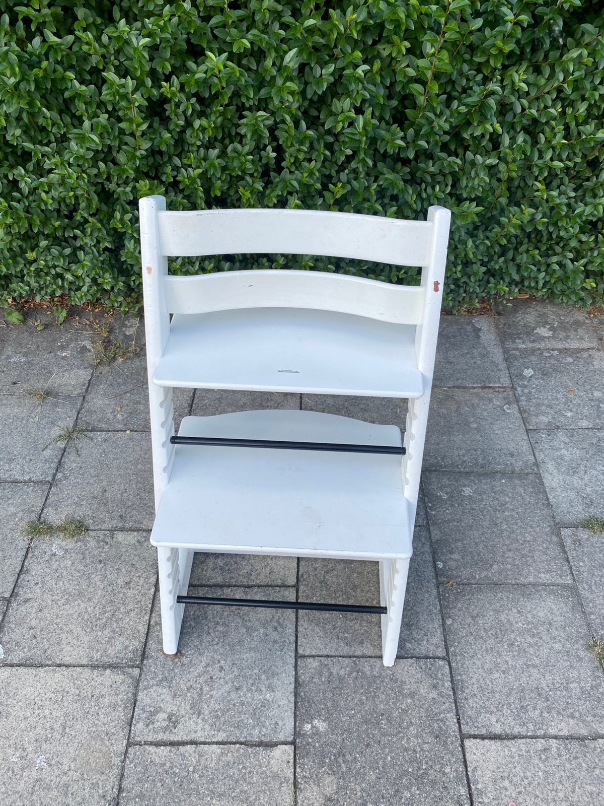 witte stokke tripp trapp, Kinderen en Baby's, Ophalen, Zo goed als nieuw