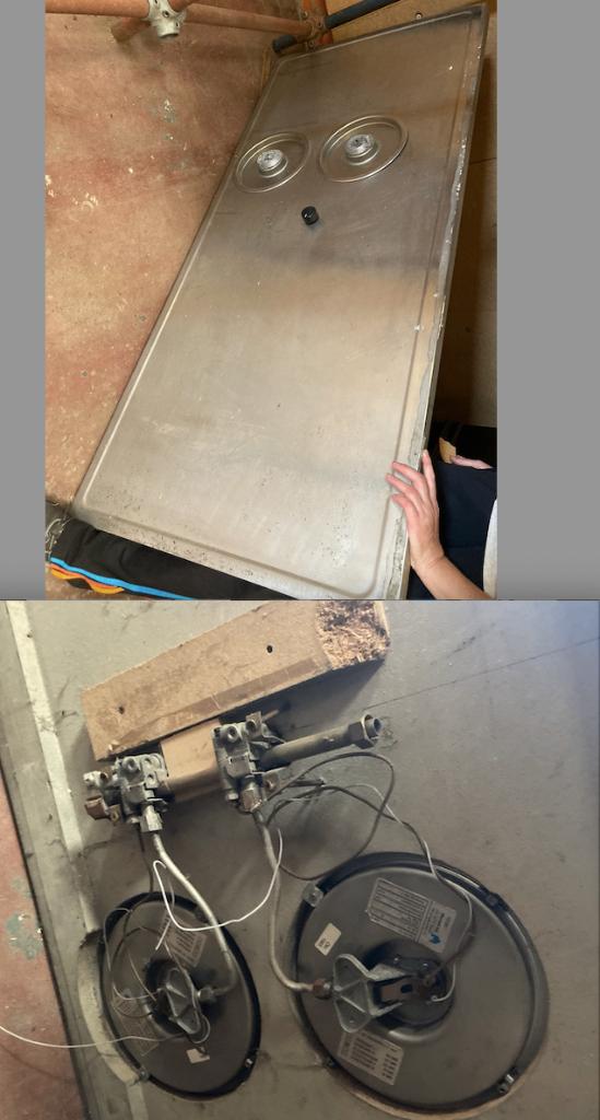 KEUKEN BLAD, Ophalen, Inox, Kraan