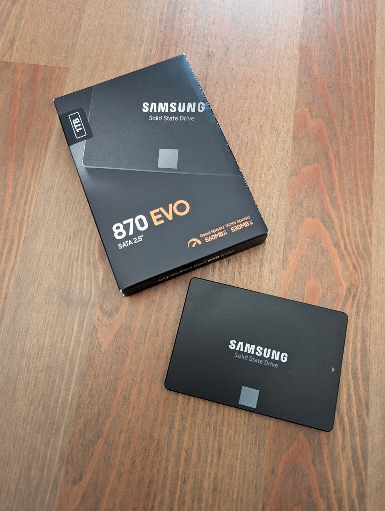 SAMSUNG 870 EVO SSD 1 TB, Computers en Software, Harde schijven, Nieuw, Desktop, Intern, SSD, SATA, Ophalen