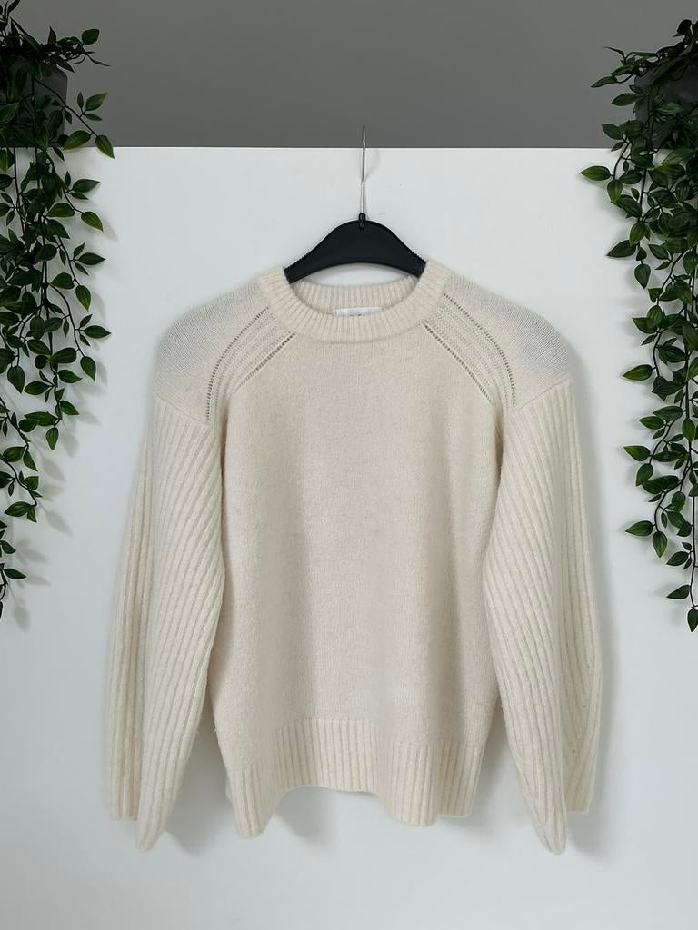 Ecru trui Oscar The Collection maat S, Kleding | Dames, Ophalen of Verzenden, Gedragen, Maat 36 (S), Overige kleuren