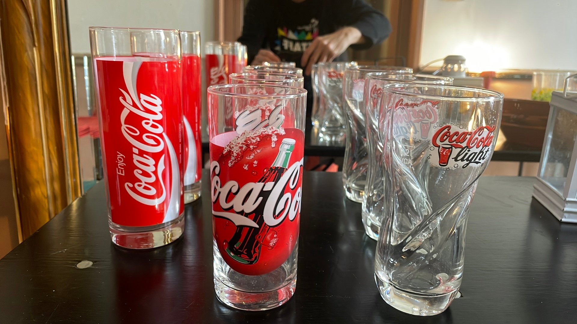 Verres Coca-cola vintages 90, Collections, Enlèvement, Comme neuf