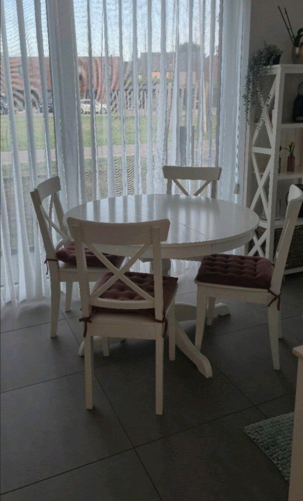 Ronde openklapbare tafel Ikea MET GEBRUIKSSPOREN, Ophalen