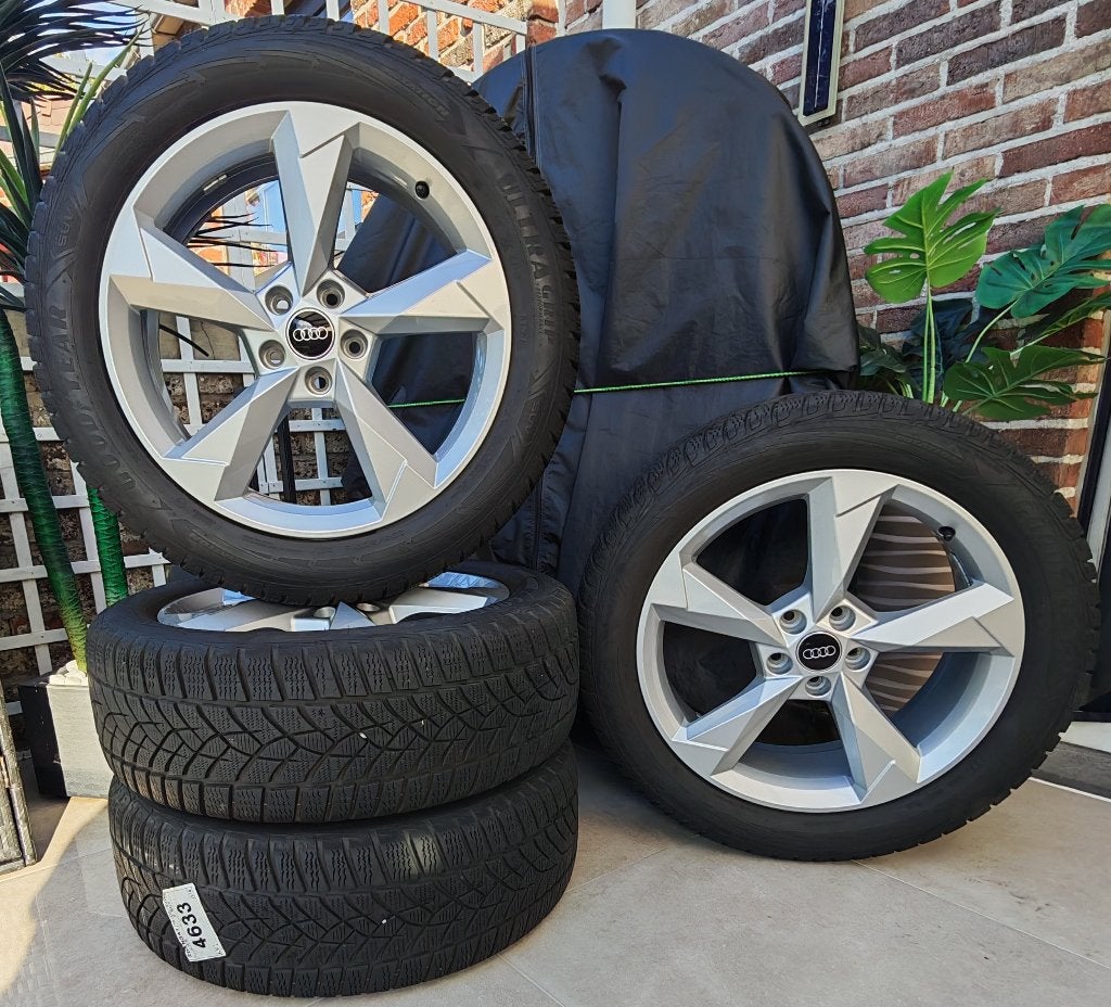 Audi S-line 19" originele velgen + Goodyear winterbanden, Banden en Velgen, Nieuw, Winterbanden, 235 mm