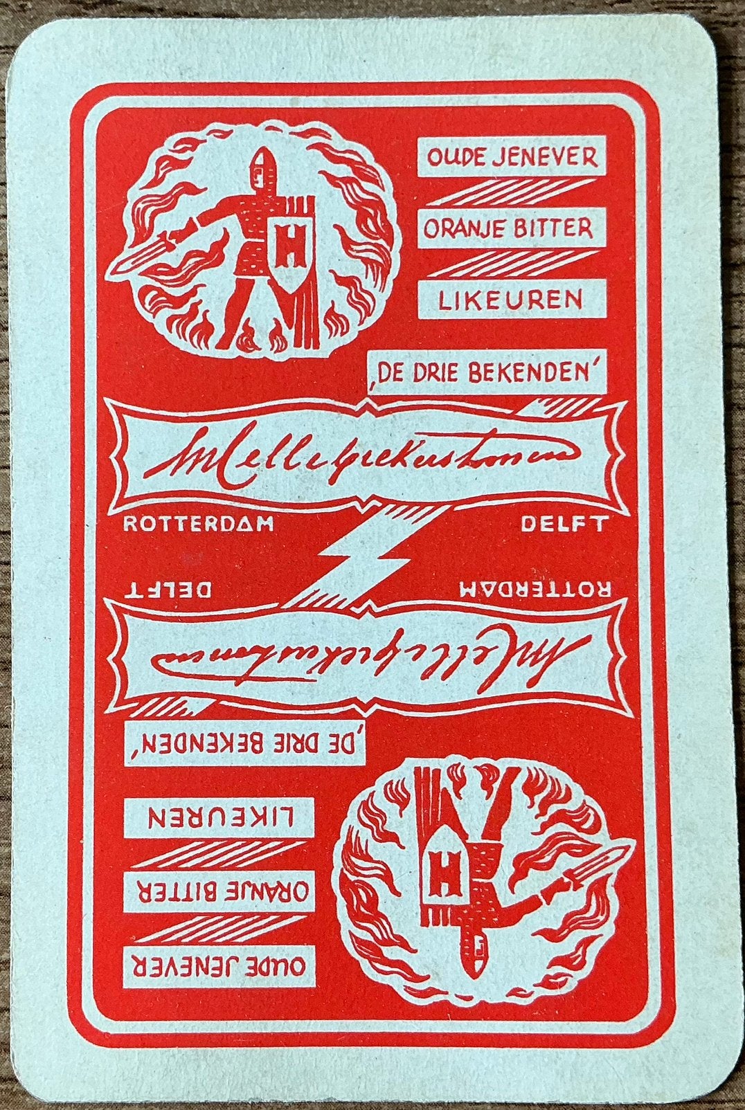 Splk HELLEBREKERS JENEVER/DE DRIE BEKENDEN, Ophalen of Verzenden, Zo goed als nieuw, Speelkaart(en)