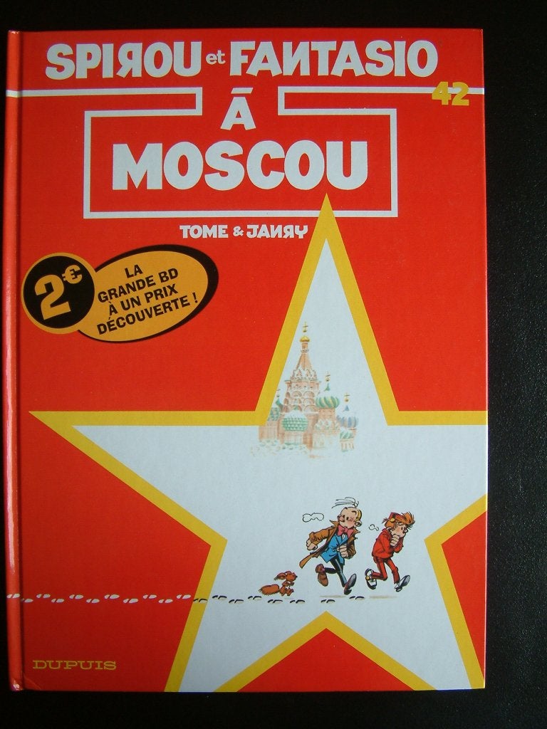 Spirou et Fantasio - 42. Spirou à Moscou, Gelezen, Eén stripboek, Ophalen of Verzenden, Tome & Janry