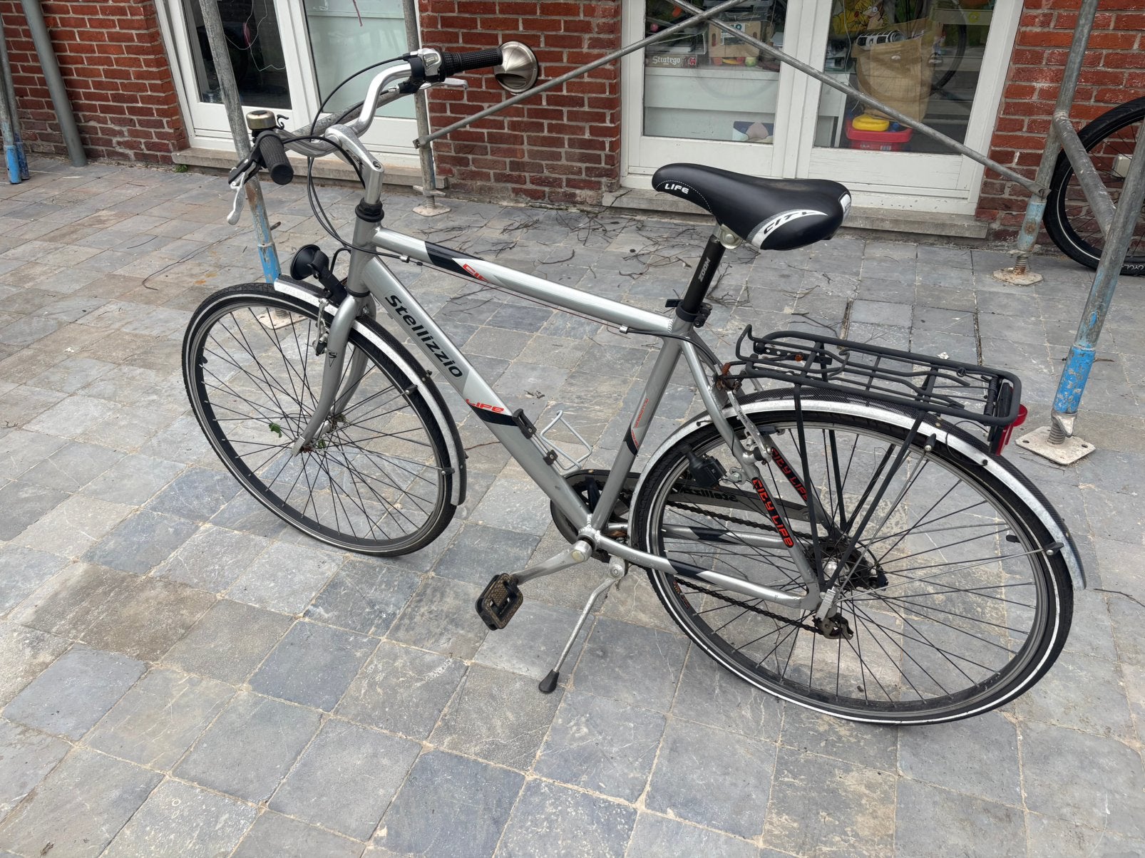 Herenfiets, Fietsen en Brommers, Fietsen | Heren | Herenfietsen, Ophalen, Gebruikt, Velgrem, Overige merken