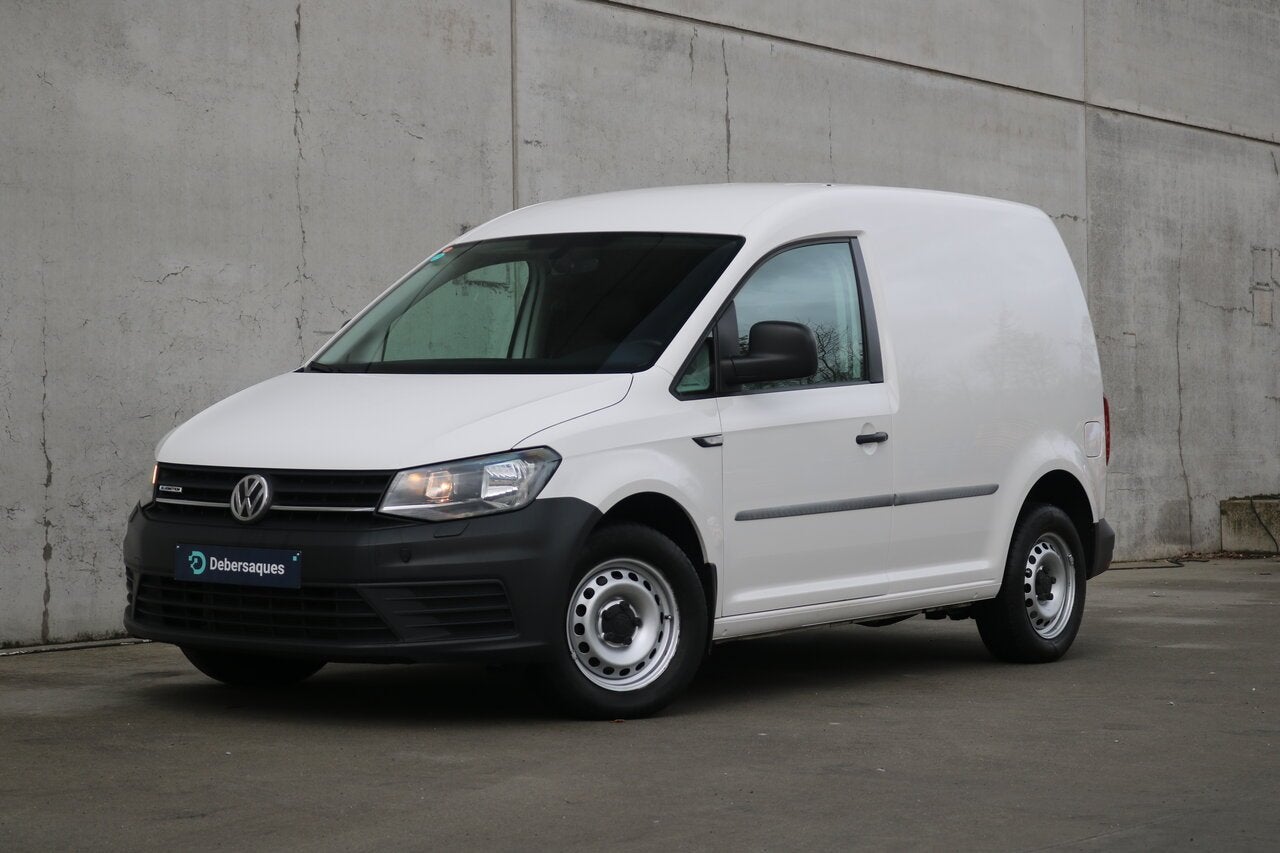 Volkswagen Caddy 1.4 TGI Comfortline CNG Lichte vracht, Auto's, Bestelwagens en Lichte vracht, Zwart, Wit, Handgeschakeld, USB