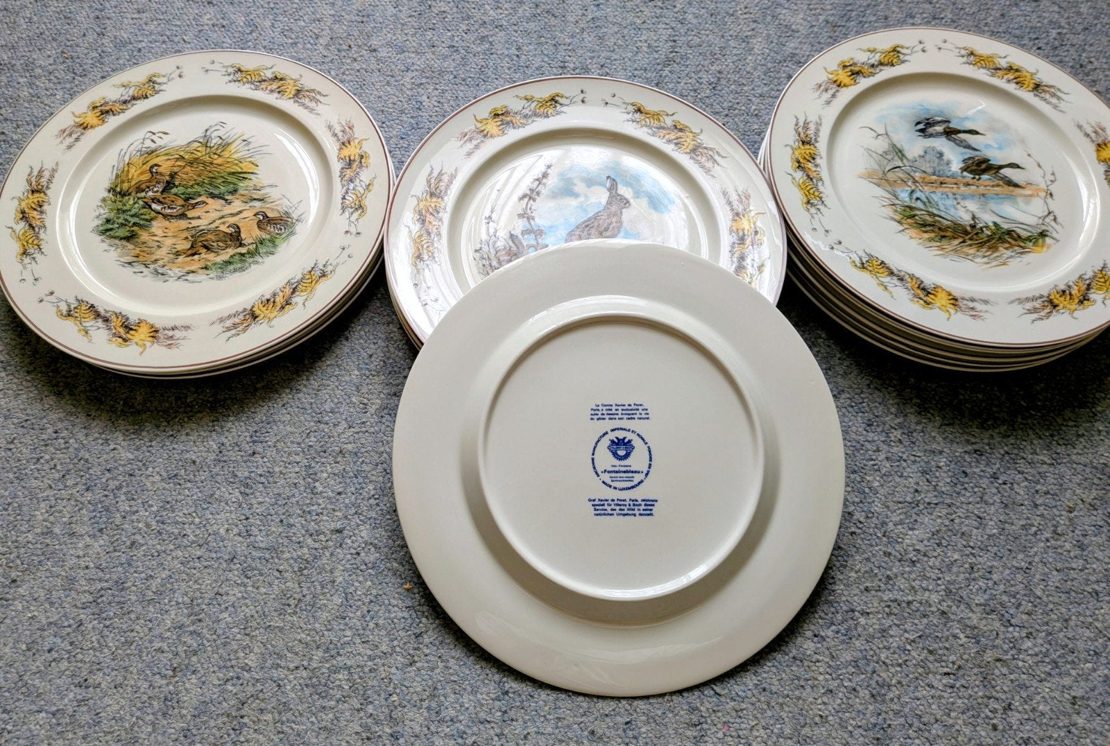 ​️ Lot de 14 assiettes plates Villeroy & Boch, Antiquités & Art, Enlèvement