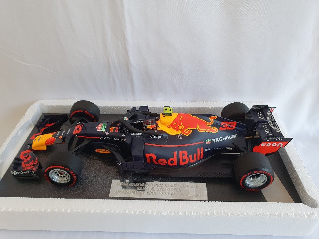 Max Verstappen RedBull RB14 GP d'Australie 2018 1:18, Enlèvement ou Envoi, Comme neuf, Voiture, MiniChamps