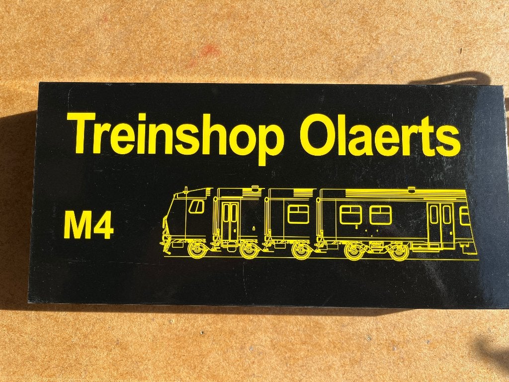 Treinshop Olaerts M4 New Look AC HO SNCB 2 pcs., Neuf, Autres marques, Courant alternatif, Set de Trains