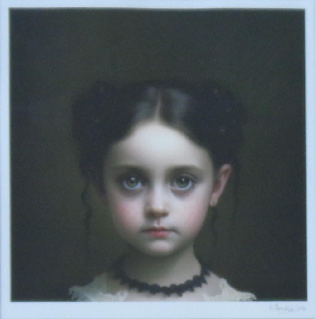 SLASKY / LEA / KLEURGICLEE / 43x43cm / KADER / SIG, Enlèvement ou Envoi