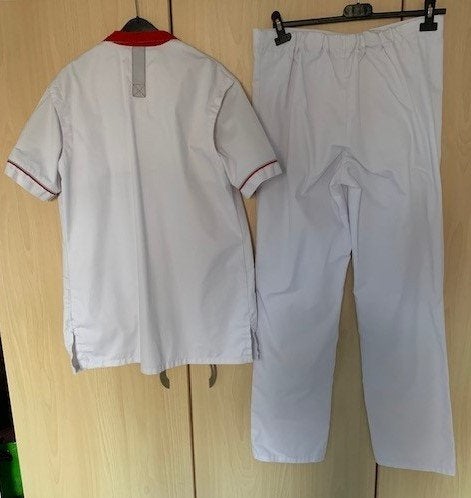 stagepak tuniek jas Smal en broek XS vives verpleegkunde, Ophalen of Verzenden, Gebruikt