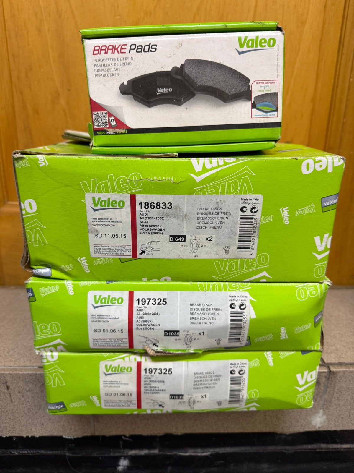 Set de plaquettes et disques Audi,VW, Seat, Enlèvement, Neuf