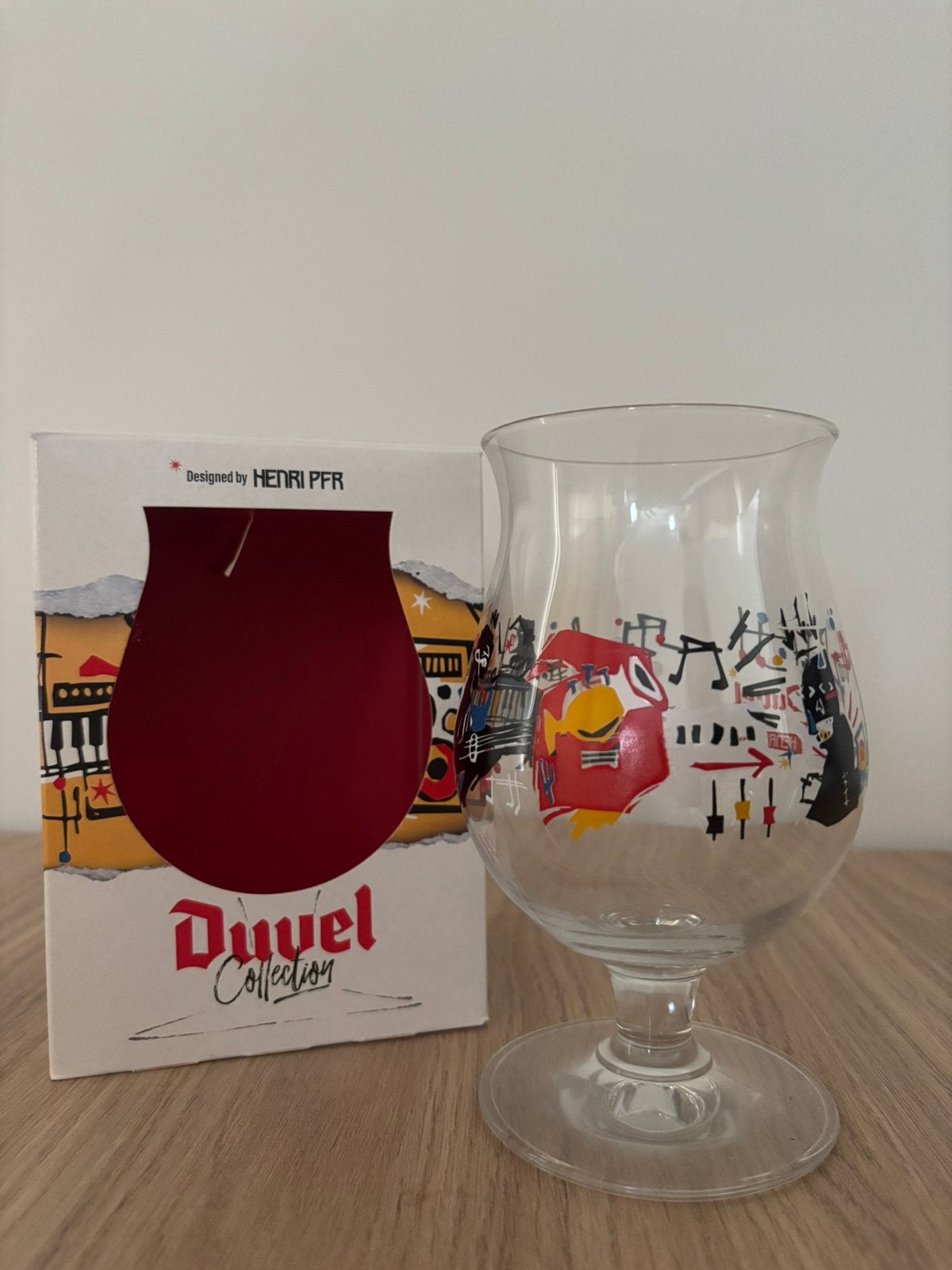 Duvel x Henri PFR Collection - Duvelglas nieuw in doos, Enlèvement ou Envoi, Neuf, Verre à bière