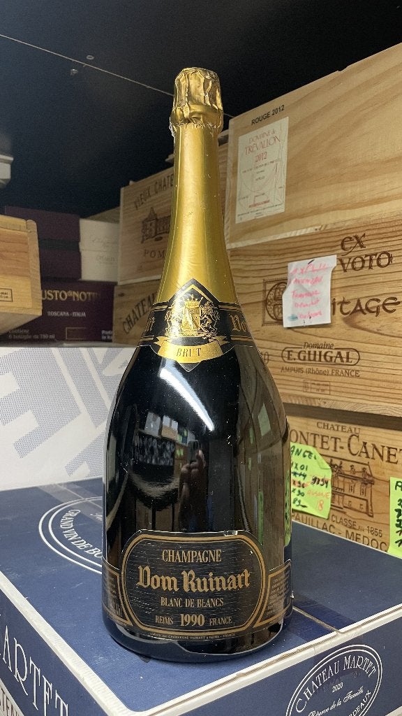 MAGNUM CHAMPAGNE DOM RUINART 1990 !!!!!!, Enlèvement ou Envoi, Champagne