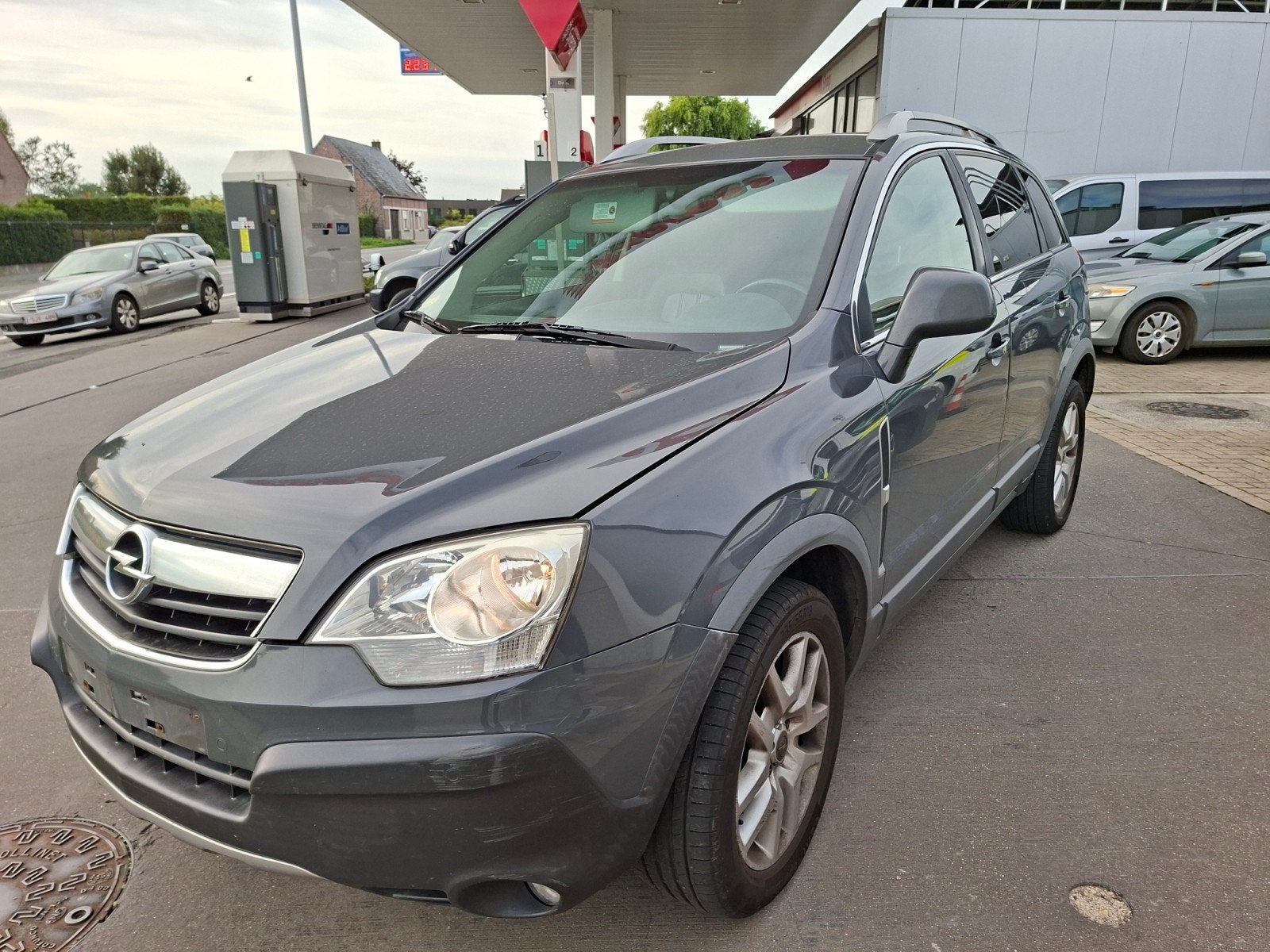 opel antara 2.0d full option, Auto's, Euro 5, Zwart, 4 cilinders, Leder
