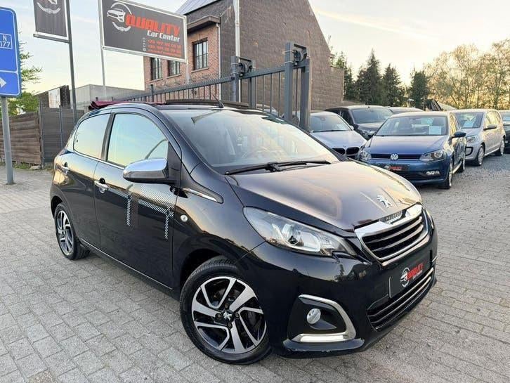 Peugeot 108 Open Air *ROLAND GARROS* 2015 1.2i Navi Camera, Auto's, Stof, Euro 6, Cabriolet, 1198 cc