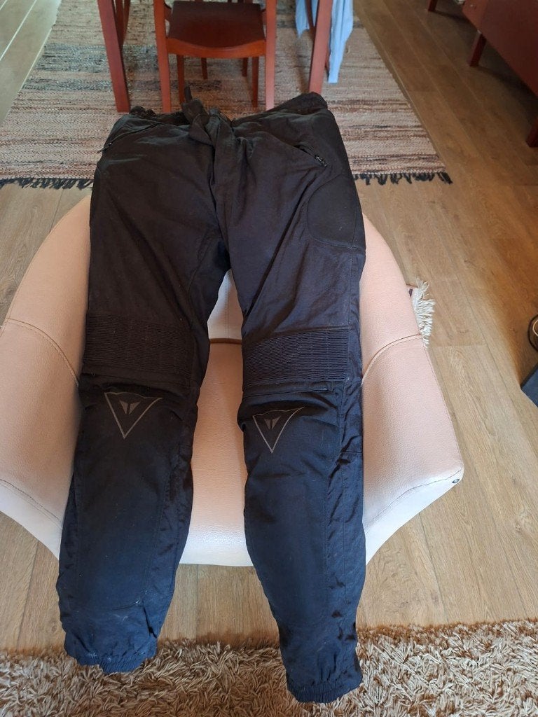 Broek in Codura, Ophalen, Gedragen, Maat 38/40 (M), Zwart