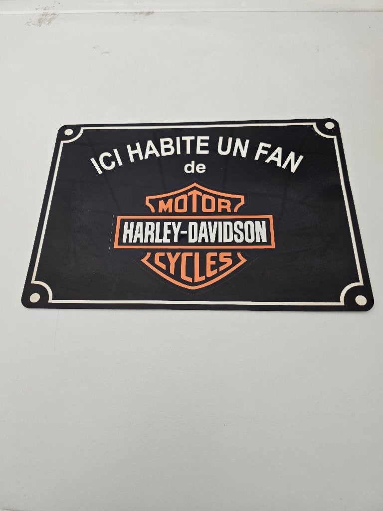 PLAQUE FAN DE HARLEY DAVIDSON, Enlèvement, Neuf