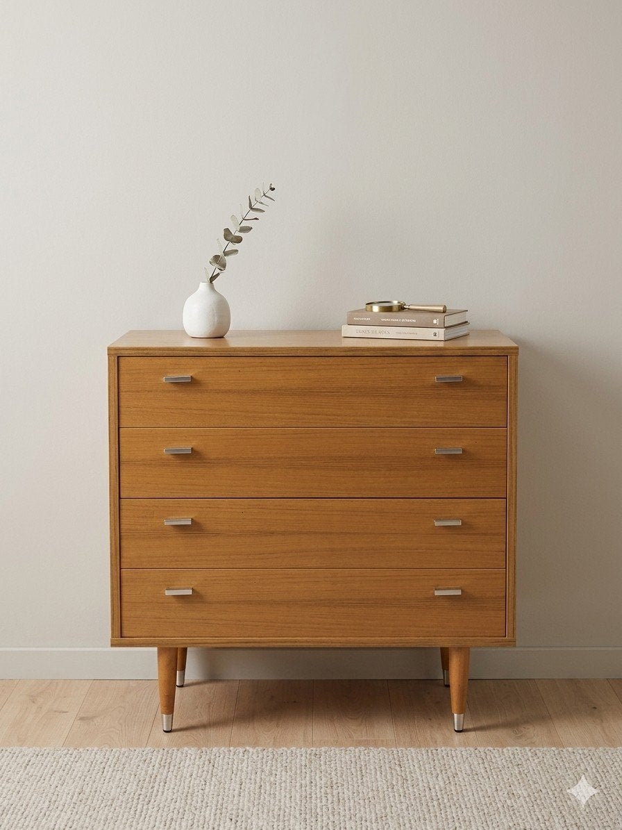 Vintage mid century ladekast, Ophalen
