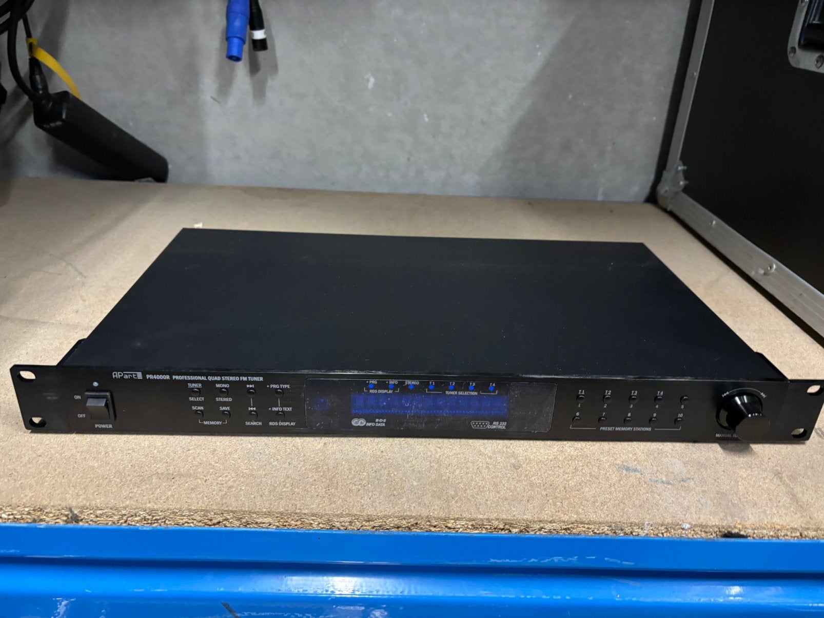 Apart Audio PR 4000R RDS-Tuner, 19'', 1HE, Ophalen of Verzenden, Zo goed als nieuw