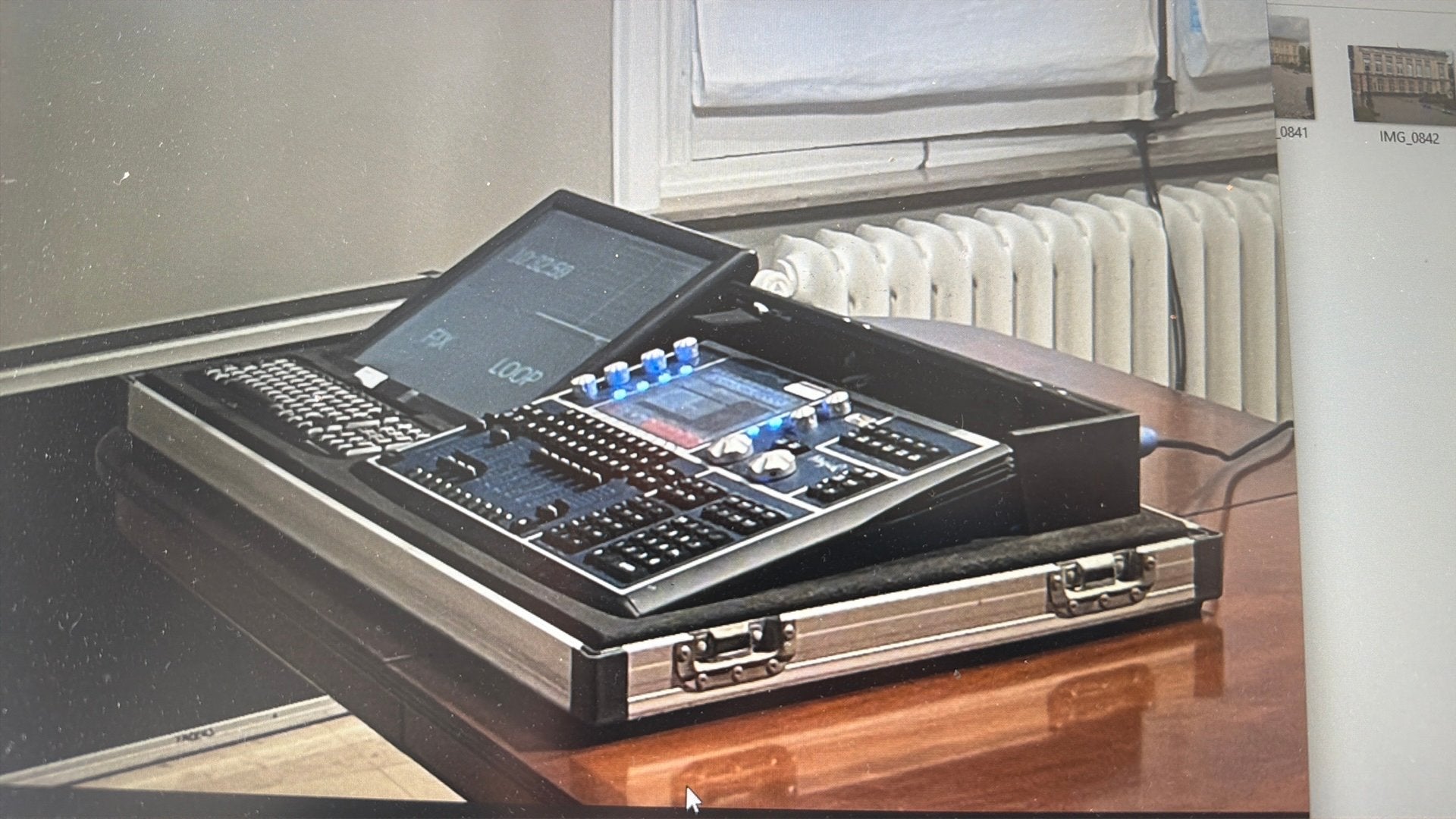 Chamsys MQ60 incl touchscreen in flightcase, Ophalen, Gebruikt, Licht