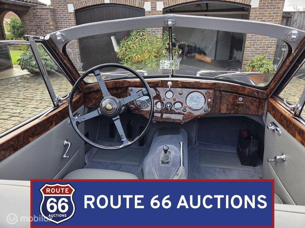 Jaguar XK140 Drophead Coupé | 1957 | Route 66 Auctions, Zwart, Bedrijf, Handgeschakeld, Overige carrosserie