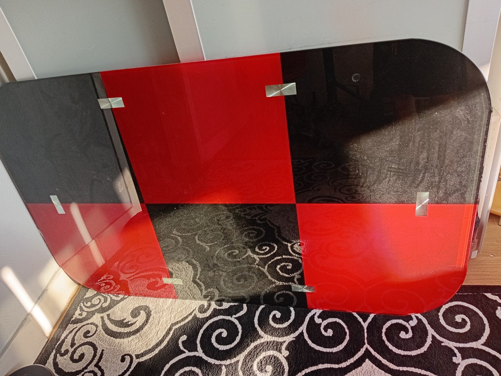 table a manger 6 chaisse, Huis en Inrichting, Tafelonderdelen, Glas