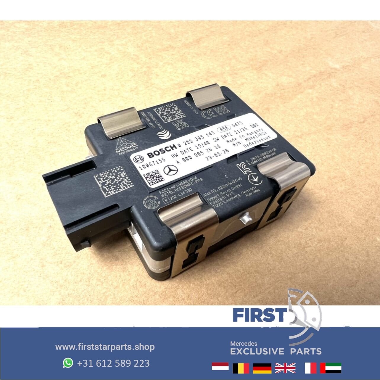 A0009052616 W177 C118 H247 X247 W247 afstand radar sensor A0