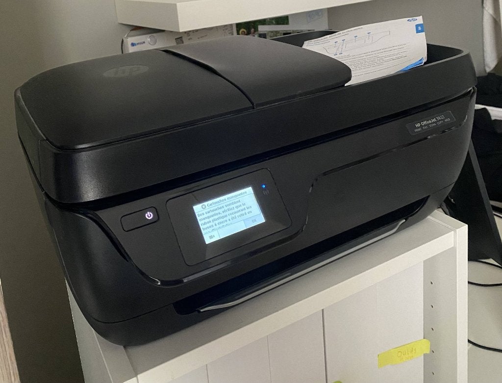 HP OfficeJet 3833 imprimante tout-en-un, Informatique & Logiciels, All-in-one, Sans fil, Enlèvement, Imprimante à jet d'encre
