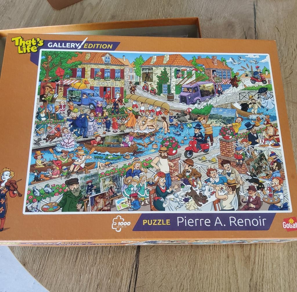 Puzzel 1000 st That's Life Gallery edition - 5€, Enlèvement, 500 à 1500 pièces, Comme neuf, Puzzle