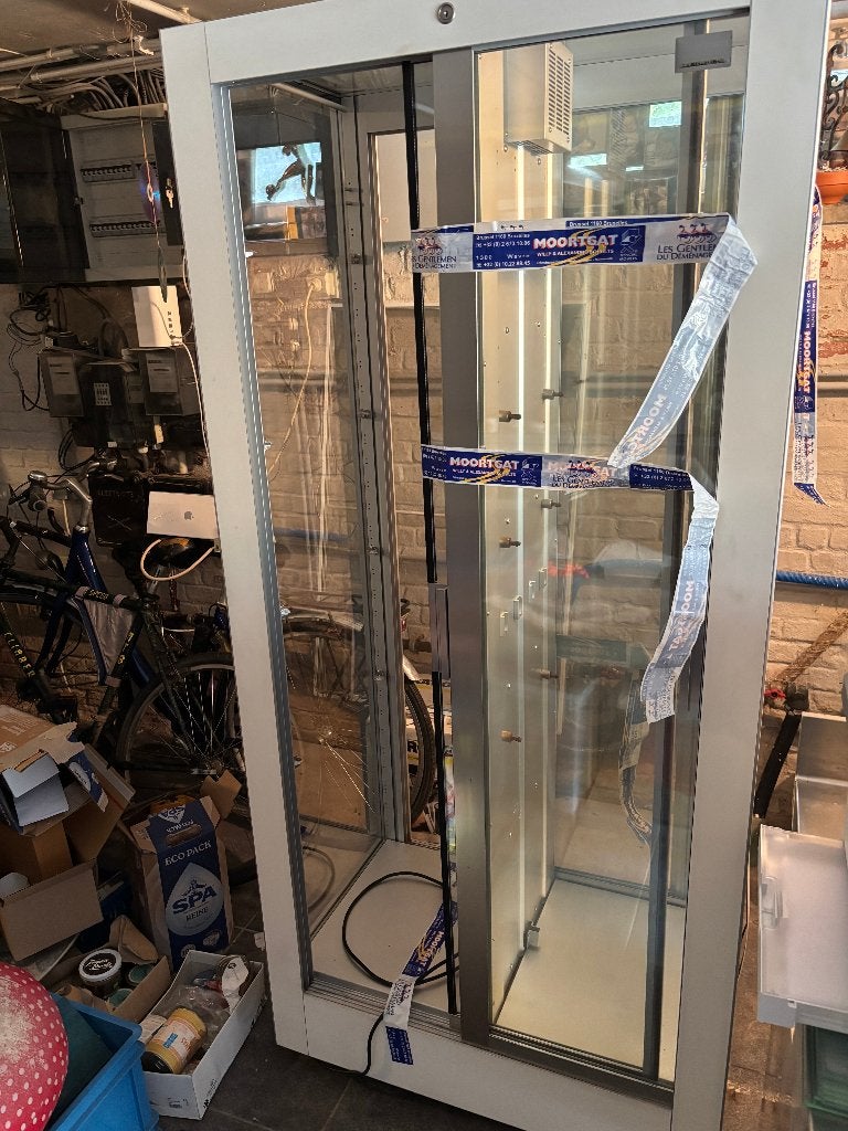 Frigo vitrine exposition, Elektronische apparatuur, Koelkasten en IJskasten, Ophalen, Zonder vriesvak, 60 cm of meer, 160 cm of meer