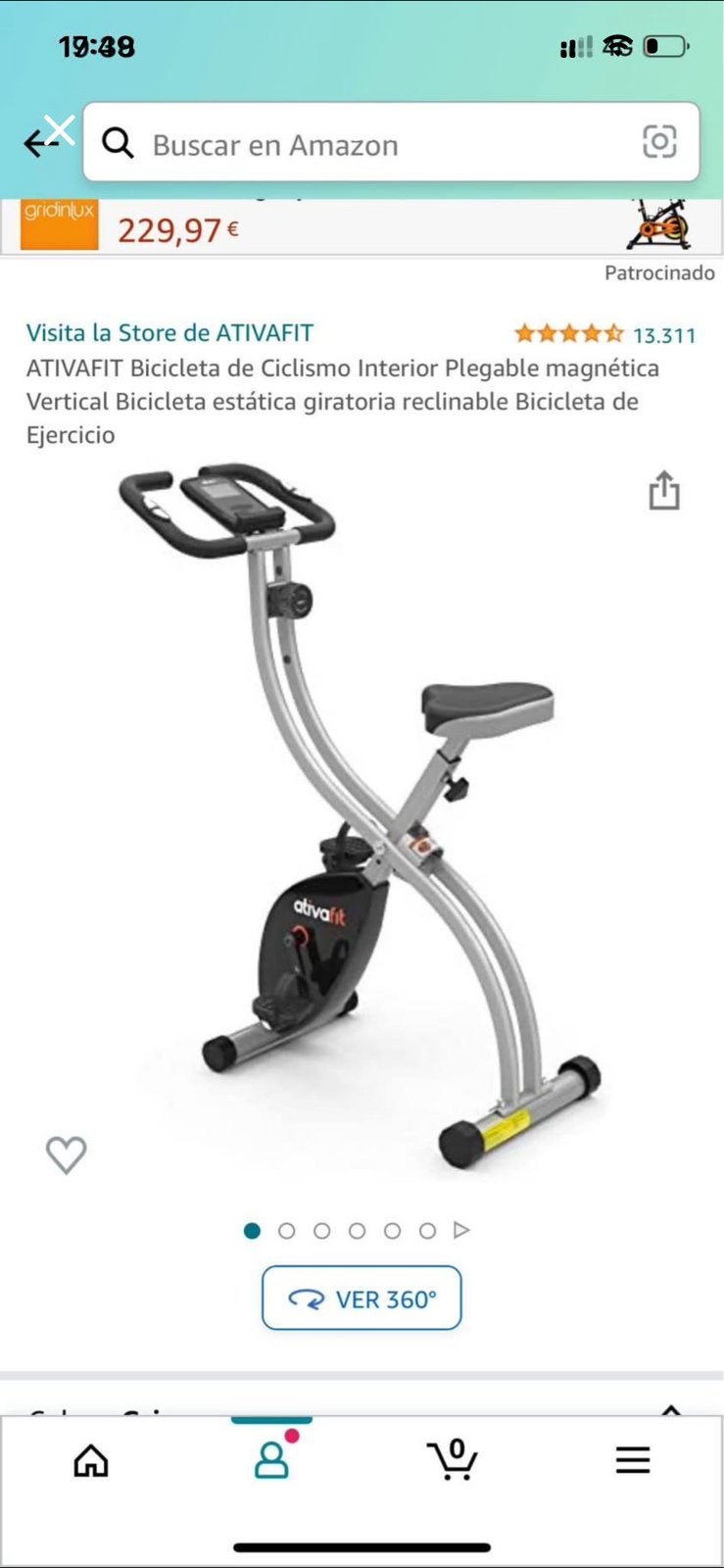 Hometrainer/fiets, Ophalen, Zo goed als nieuw