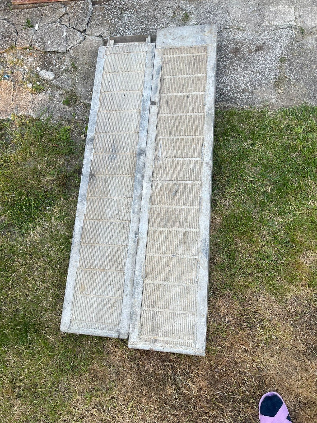 Oprijdt plaat aluminium, Ophalen of Verzenden