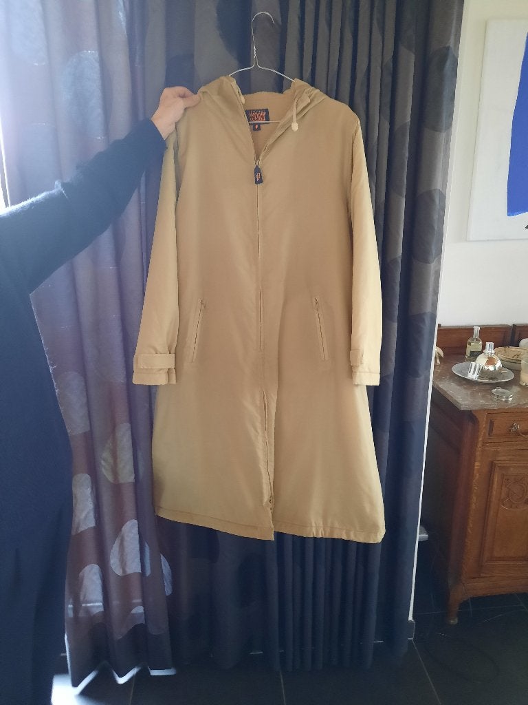 Jas W.&L.T. Walter Van Beirendonck, vintage, Ophalen, Gedragen, Maat 38/40 (M), Beige