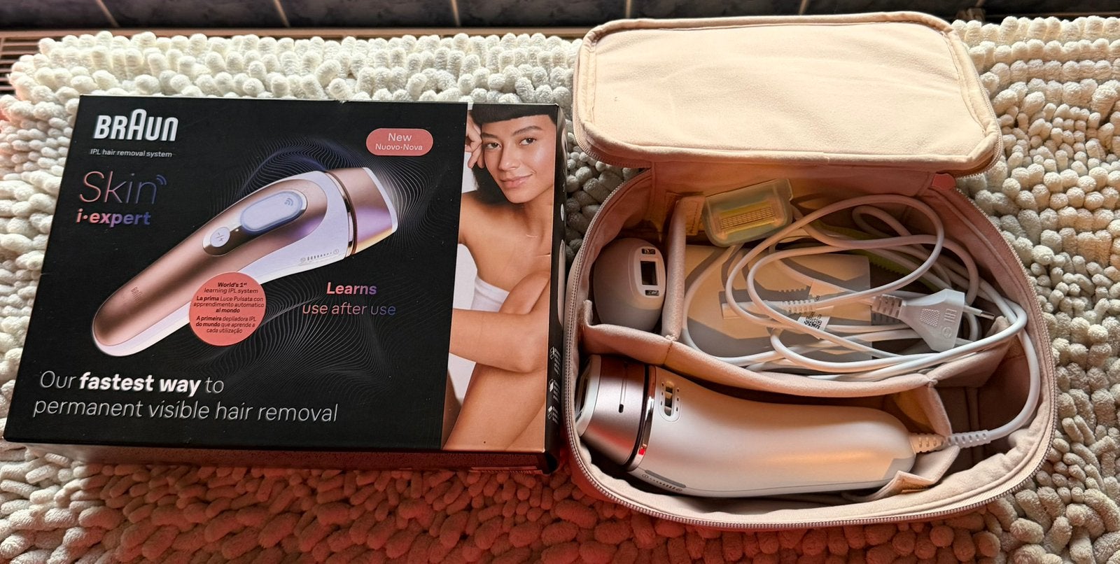 Epilateur à lumière pulsée braun skin i expert, Electroménager, Équipement de Soins personnels, Enlèvement, Utilisé, Rasage ou Épilation