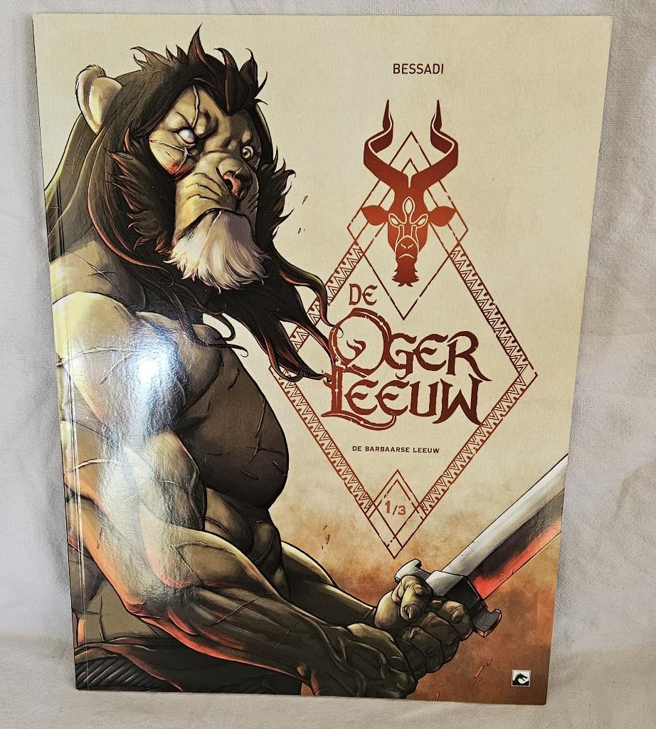 Strip De Oger Leeuw - De Barbaarse leeuw, Boeken, Stripverhalen, Eén stripboek, Ophalen of Verzenden, Zo goed als nieuw