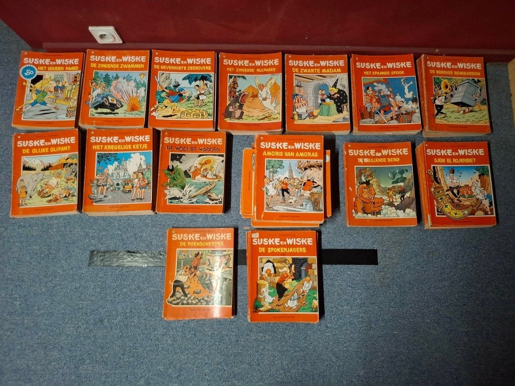 Suske en Wiske strips, Boeken, Stripverhalen, Willy vandersteen, Meerdere stripboeken, Ophalen, Gelezen