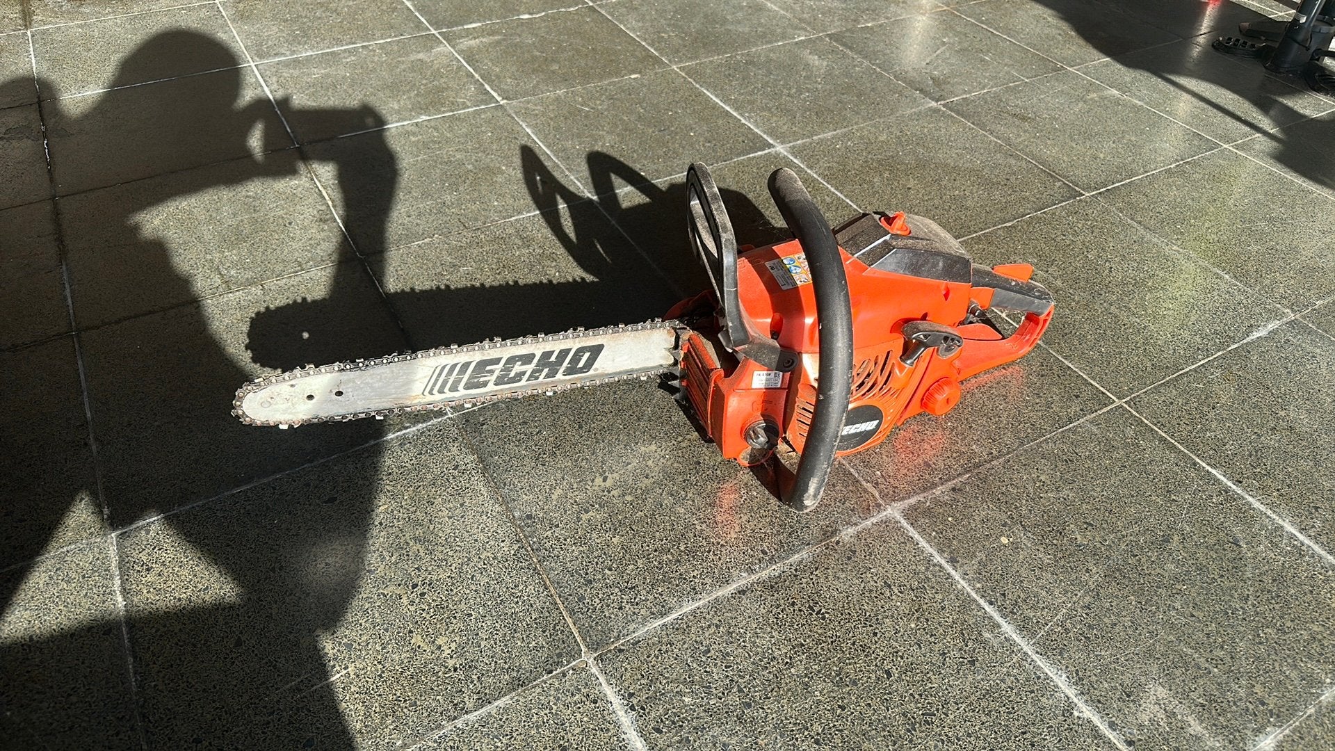 Kettingzaag (merk echo), Ophalen, Gebruikt, Kettingzaag, Echo